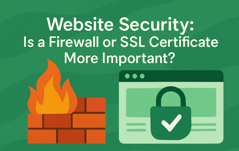 Website Security: Is a Firewall or SSL Certificate More Important?